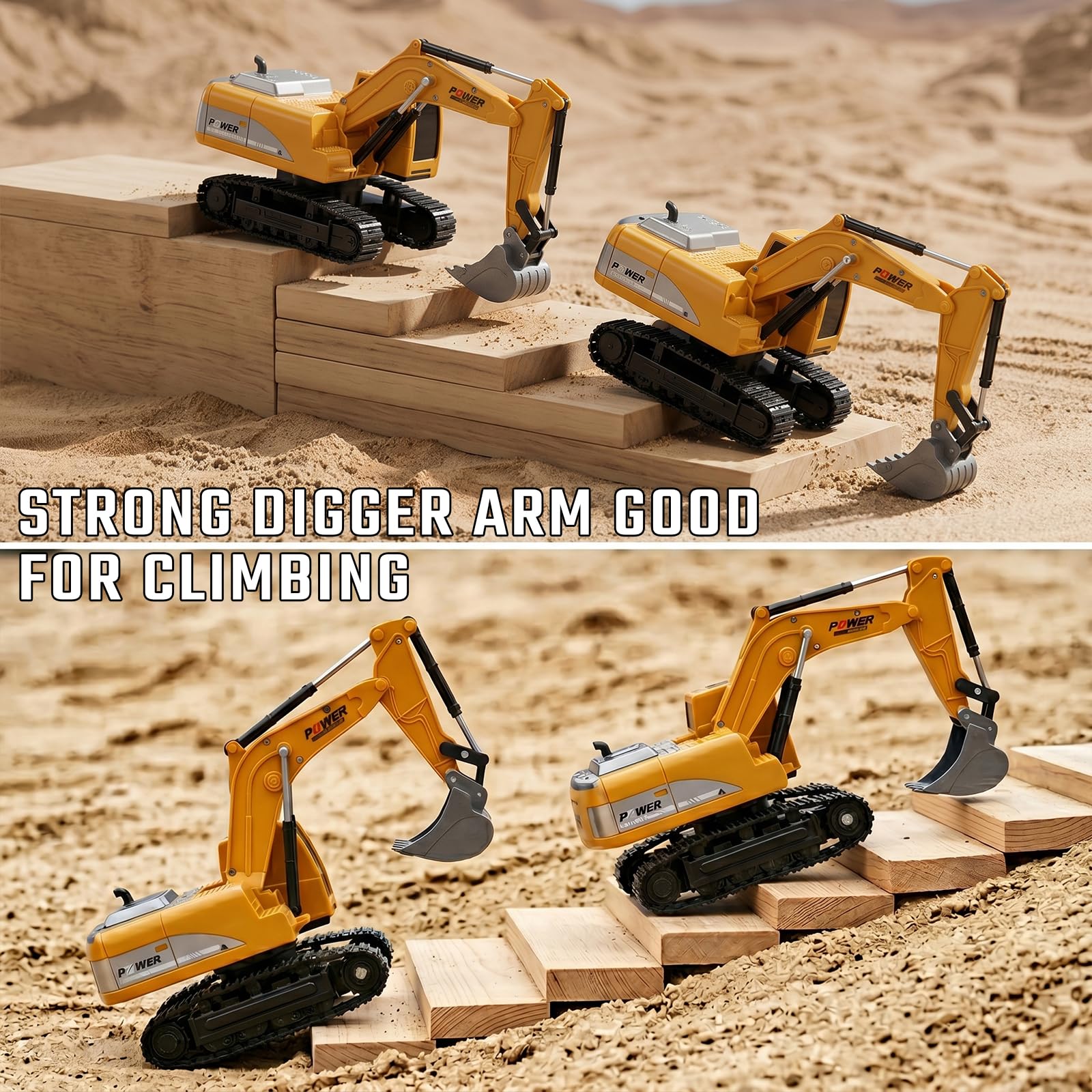 ID Gerilla Remote Control Excavator, RC Construction Toy