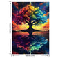 Puzzles for Adults 500 Pieces, Tree of Life Jigsaw Puzzles - Starlit Rainbow Tree, Impossible Starry Night Puzzle for Seniors Families,20.47x14.96