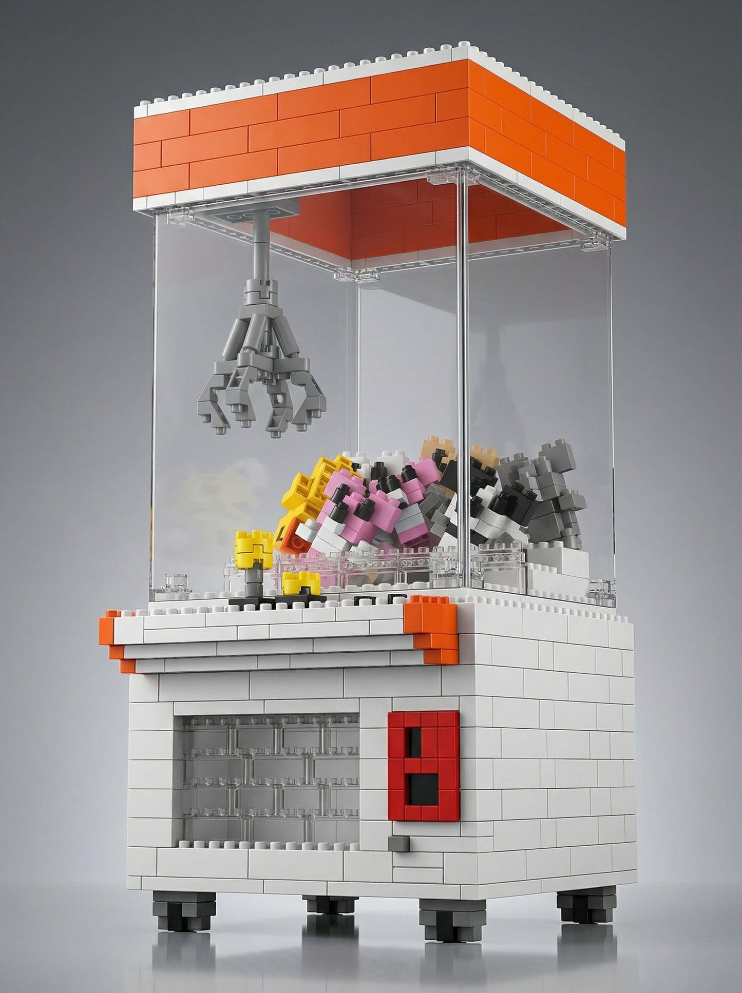 Claw Machinel Micro Blocks Display Sets for Teens or Adult,Mini Block for Intelligence Education(596PCS)