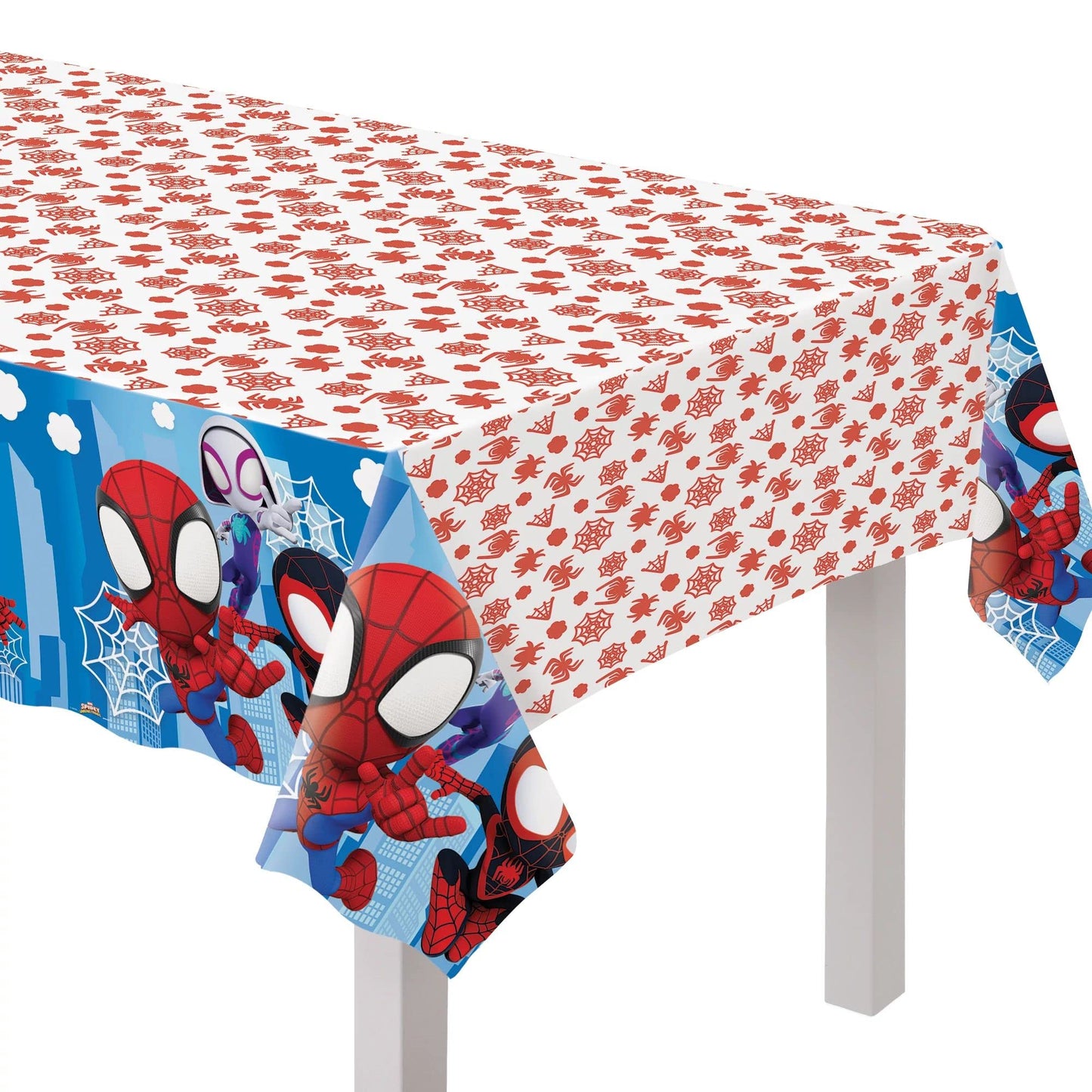Spidey & Friends Plastic Party Table Cover - 54" x 96" | Multi-Color | Pack of 1