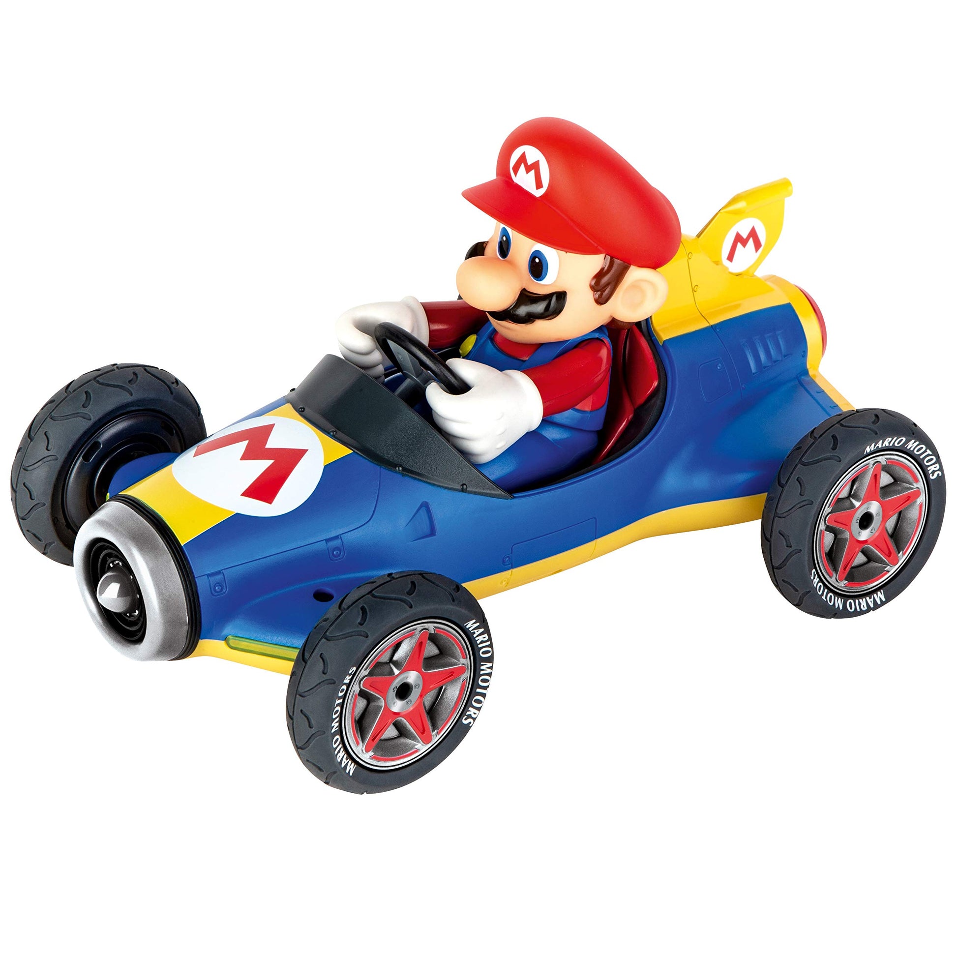Carrera Pull & Speed 15813016 Official Licensed Kids Toy Car Pull Back Vehicle for Ages 3 and Up - Mario Kart Mario/Wild Wing Mario/Mach 8 Mario