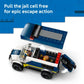 LEGO City Police Prisoner Transport Van - Police Toy for Kids, Boys & Girls Ages 6+ - Emergency Vehicle & Motorcycle Building Kit - Officer and 2