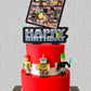 Blox Gamer Birthday Cake Topper Party Decor