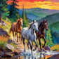 Springbok Wild Horses at Sunset 500 Piece Jigsaw Puzzle for Adults