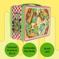 AQUARIUS Teenage Mutant Ninja Turtles Fun Box - TMNT Metal Storage Tin with Handle, Raised Embossed Art, Collectible Metal Tin Box, Case for Toys, &