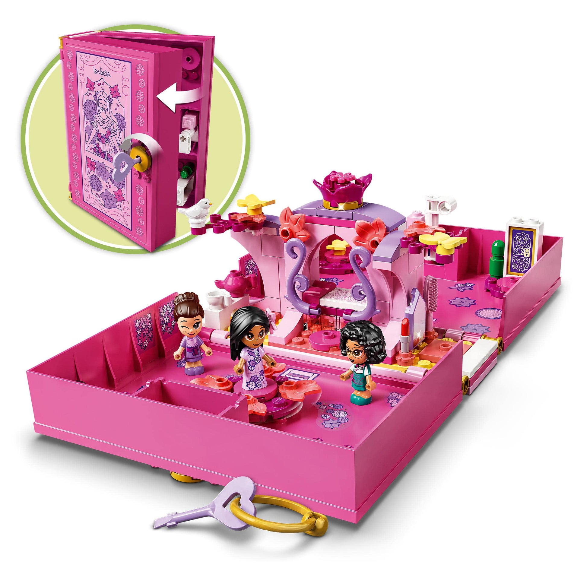 LEGO® Disney Isabela’s Magical Door 43201 Building Kit; Buildable Kids’ Toy with Lock and Key