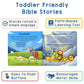 LEARNING BUGS Christian Bible Stories - 13 Stories and Prayers for Little Ones, Musical Books for Toddlers, 28-Button Bible Story Book, Musical Toys