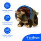 The Petting Zoo Triceratops Stuffed Animal Plushie, Gift for Kids, Dinosaur Animals, Triceratops Dinosaur Plush Toy, 12 in