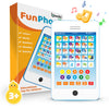 Educational Toys for 3+ Year Old Boys and Girls, 6-in-1 Kids Learning Tablet Phone, Preschool ABC Letters Numbers Spelling Music Toy, Premium Travel