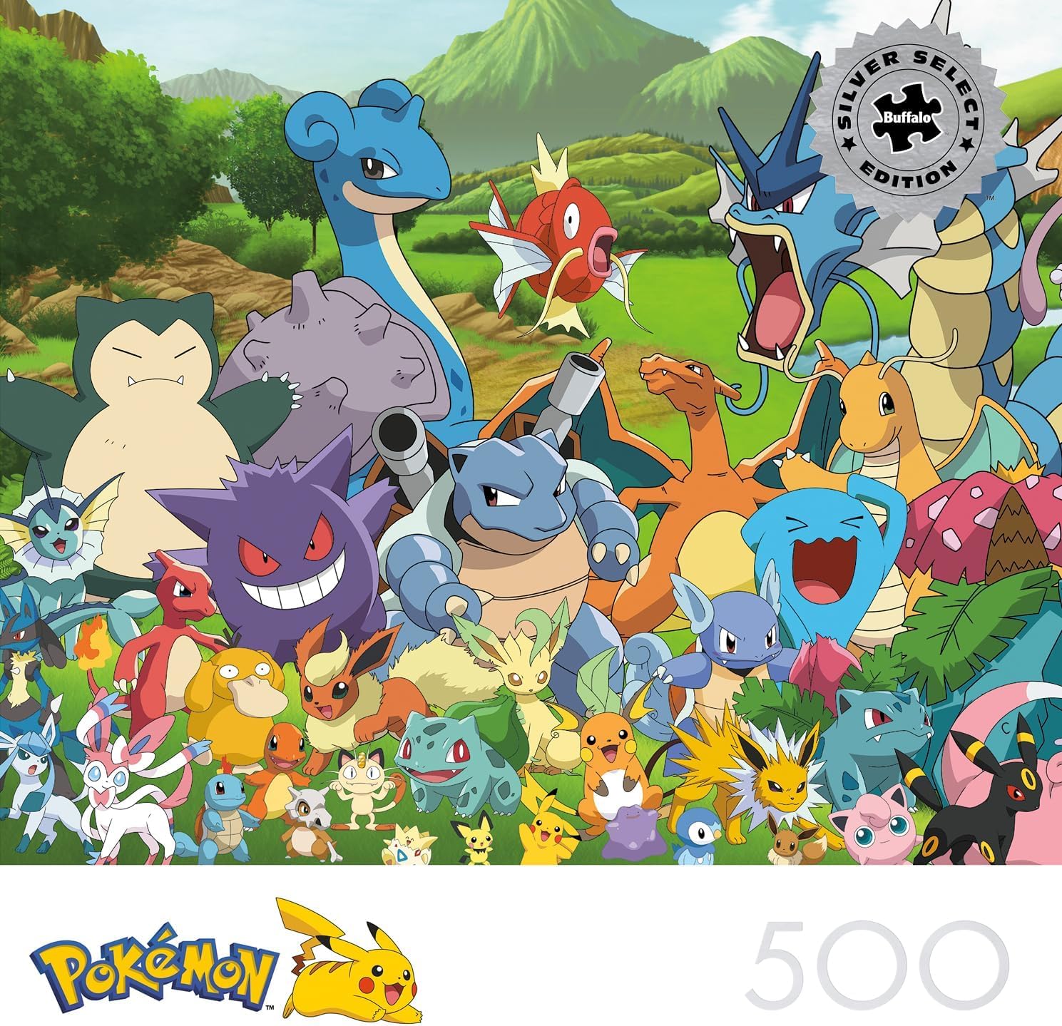 Buffalo Games - Pokémon Favorites Group - 500 Piece Puzzle for Adults