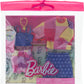 Barbie Fashions Clothing Set with 2 Outfits for Fashion Doll Including Pink & Blue Inspired Skirt, Shorts, 2 Tops & 2 Accessories