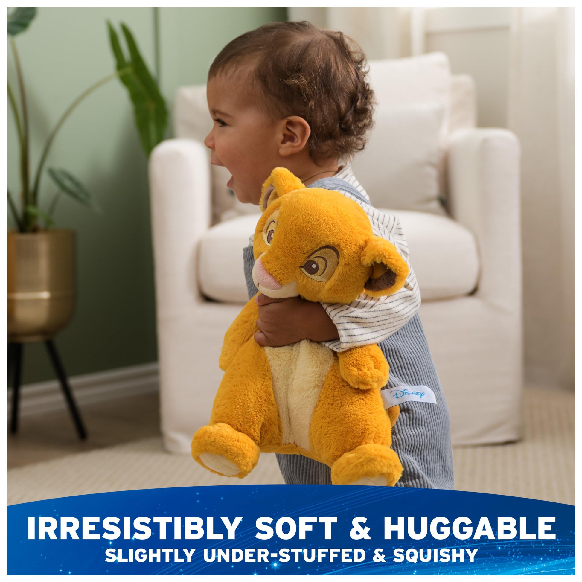 GUND Disney The Lion King Oh So Snuggly Simba 12.5-Inch Plush Toy, Ages 0+