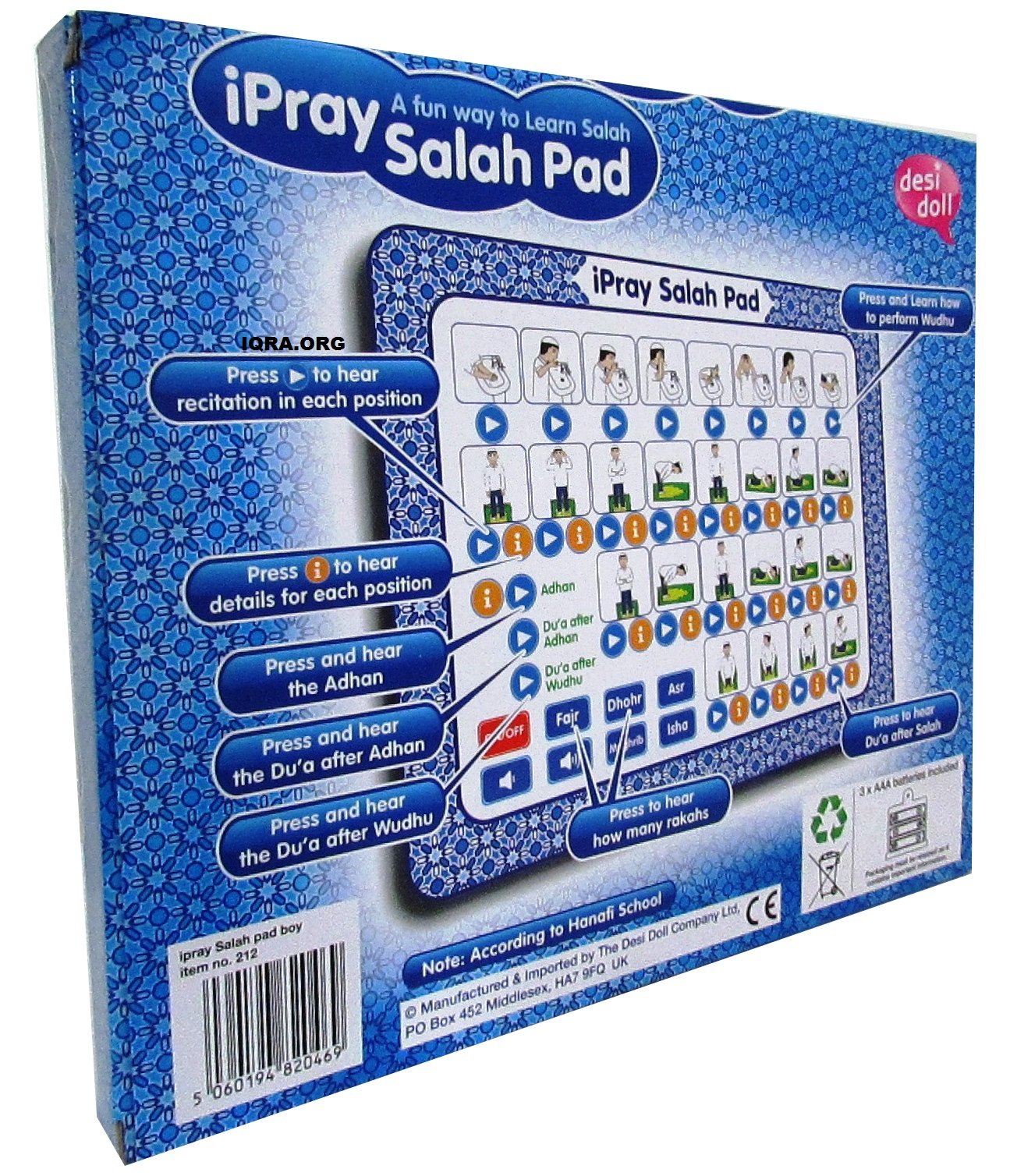 iPRAY SALAH PAD (BOYS)