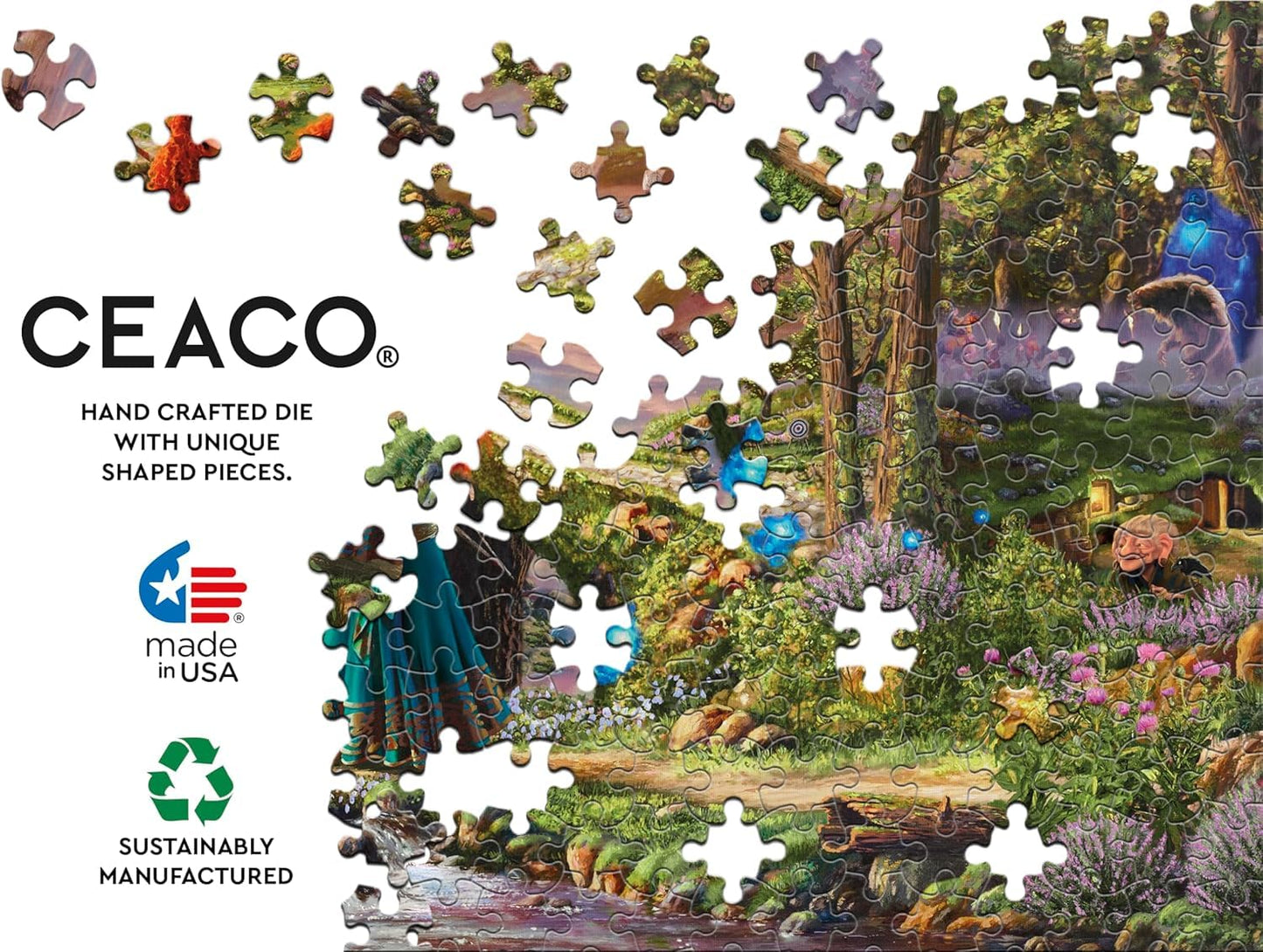 Ceaco - Thomas Kinkade Disney - Brave - 1000 Piece Jigsaw Puzzle for Adults