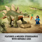 LEGO Jurassic World Dinosaur Missions: Stegosaurus Discovery Building Set - Dinosaur Toys Pretend Play Set with 2 Minifigures for Boys & Girls, Ages