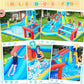 Doctor Dolphin Bounce House for Kids, Inflatable Bounce House with Slide, Kids Bouncy House, Inflatable Water Slide Bouncy Castle for Dry and Wet