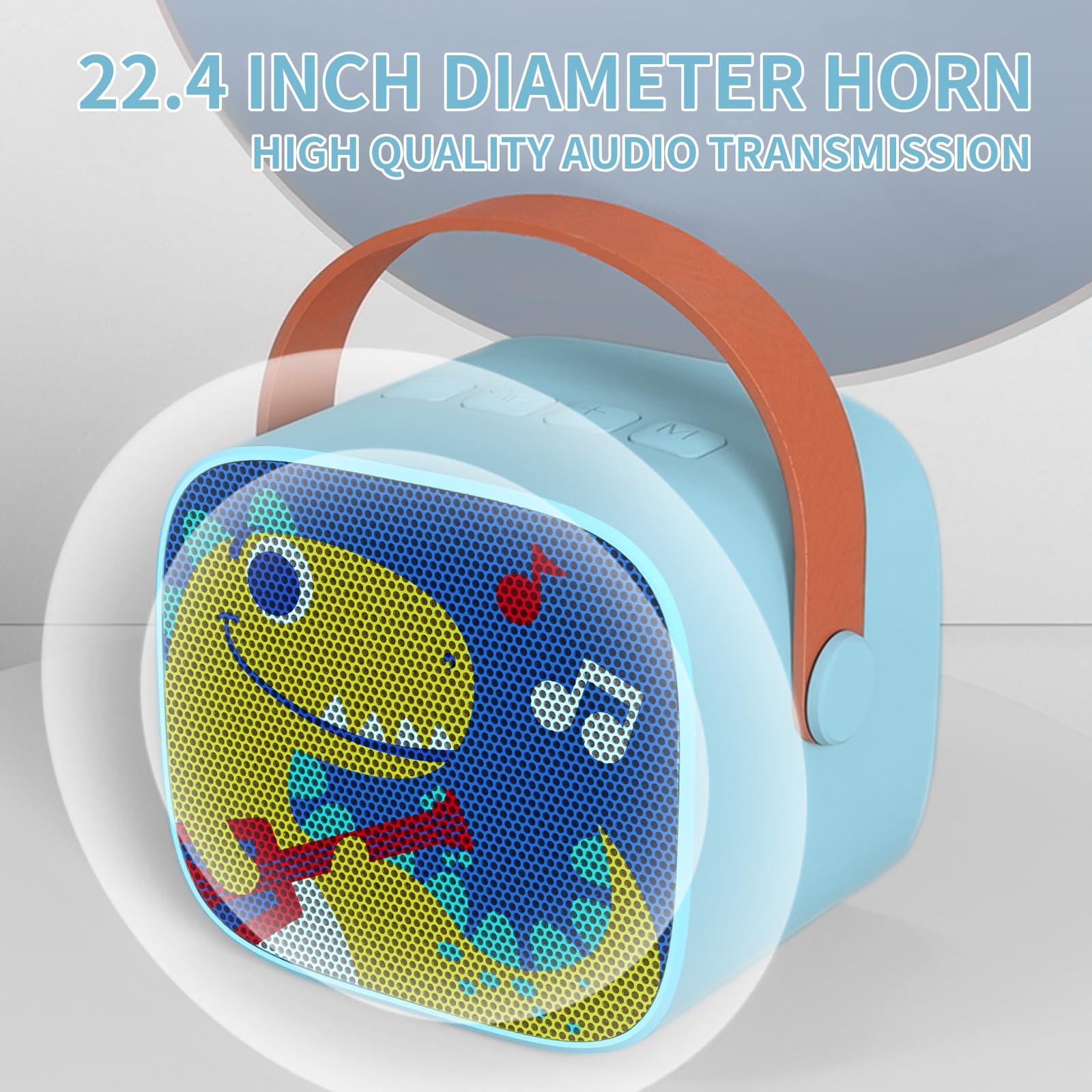 Snowall Dinosaur Karaoke Machine for Kids,Portable Bluetooth Speaker with Wireless Microphone,Kids Music Player Toys for Boys,3,4, 5, 6, 7, 8+ Years
