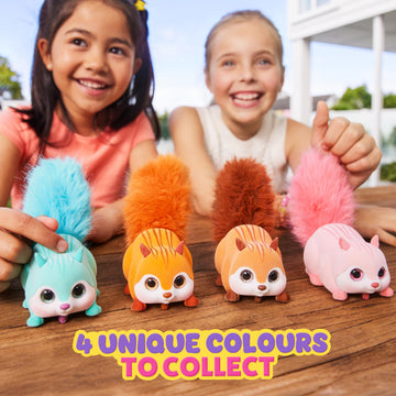 Pets Alive Scurry'n Squirrel (Blue+Orange) 2 Pack by ZURU - Interactive Robotic Pet Toy, Moving Squirrel with Realistic Movements and Sounds, Ages 2+
