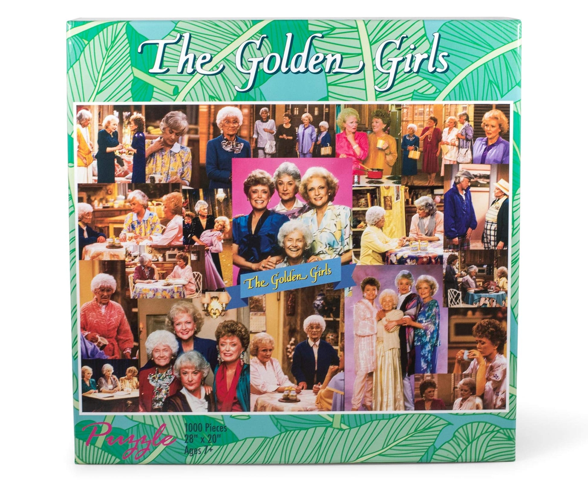 The Golden Girls Collage '80s Puzzle for Adults and Kids | 1000 Piece Jigsaw Puzzle Toy | Fun Interactive Brain Teaser for Family Game Night | 28 x 20