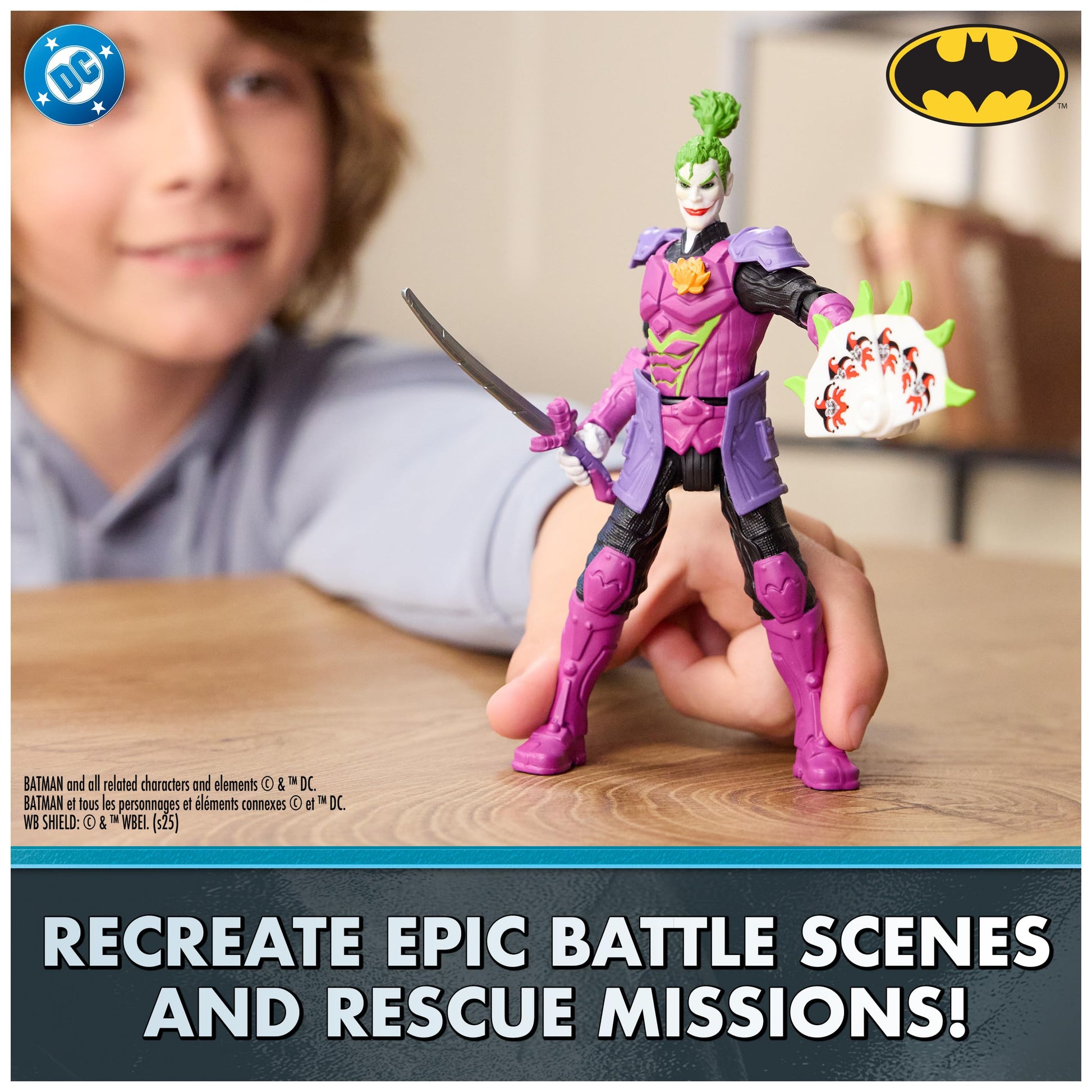 DC Comics Battle Clash The Joker Action Figure, 6-Inch