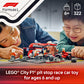 LEGO City F1 Pit Stop & Pit Crew with Ferrari Car Toy - Model Race Car Toy Building Playset for Kids, Boys and Girls, Ages 6+ - F1 Collectible