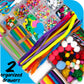 Arts and Crafts Supplies for Kid - 1600+Pcs Craft Kits for Kids - DIY School Craft Project for Kids Age 4 5 6 7 8-12 Christmas Gifts for Girls