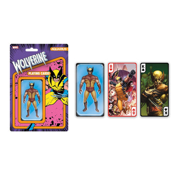 Aquarius Marvel Wolverine Premium Playing Cards - Wolverine Themed Deck of Cards for Your Favorite Card Games - Officially Licensed Wolverine
