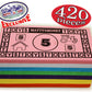 Matty's Money 420 Piece Replacement Play Money Set (60 Pieces Each of $1's, $5's, $10's, $20's, $50's, $100's & $500's) $41,160 in Game Money