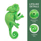 ZHONGXIN MADE Stuffed Animal Chameleon Plush Toy - 15 inch Green Stuffed Toys Realistic Chameleon, Gifts for Kids