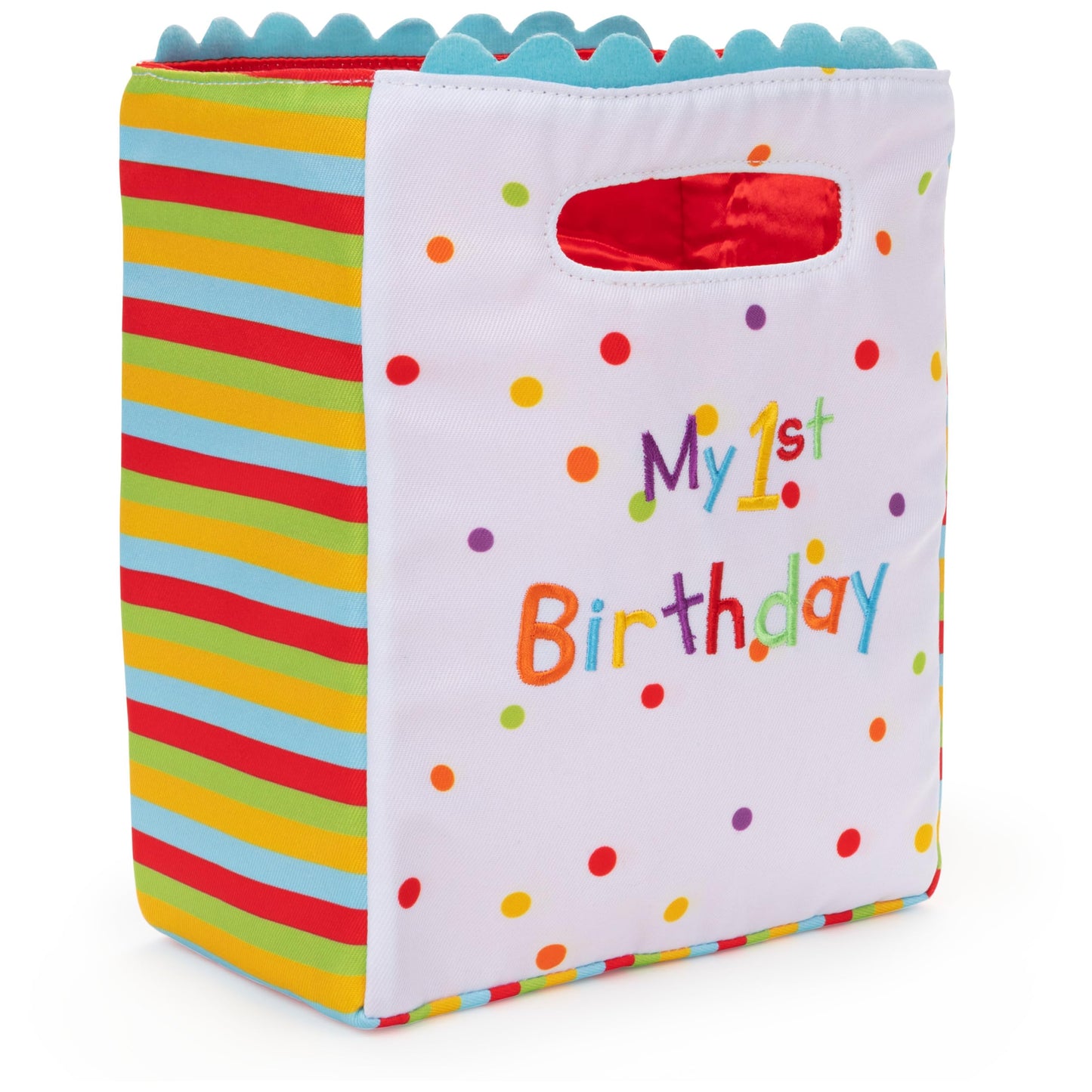 Baby GUND, My First Birthday-Themed 5-Piece Plush Playset, Sensory Toys for Babies, 8”