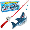 Small World Toys Magnetic Fishing Game, Catch of The Day Shark Fishing Toy for Kids Ages 3+, Includes Kids Fishing Pole and 1 Fish for Toddler Bath