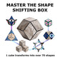 Shashibo Shape Shifting Box - Award-Winning, Patented Fidget Cube w/ 36 Rare Earth Magnets - Transforms Into Over 70 Shapes, Gift Box, Download Fun in
