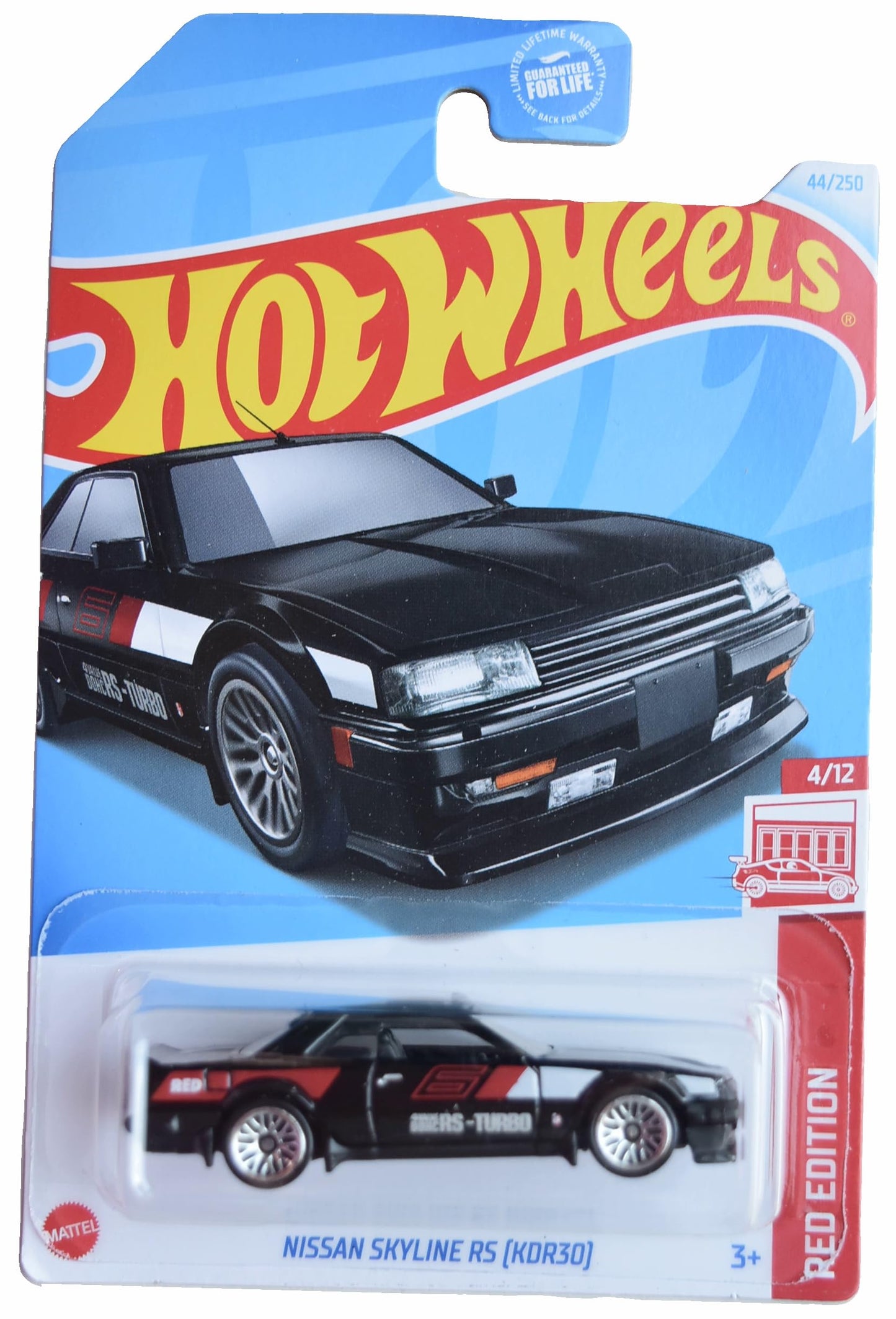 Matchbox Hot Wheels Nissan Skyline RS, Red Edition 4/12 [Black] 44/250