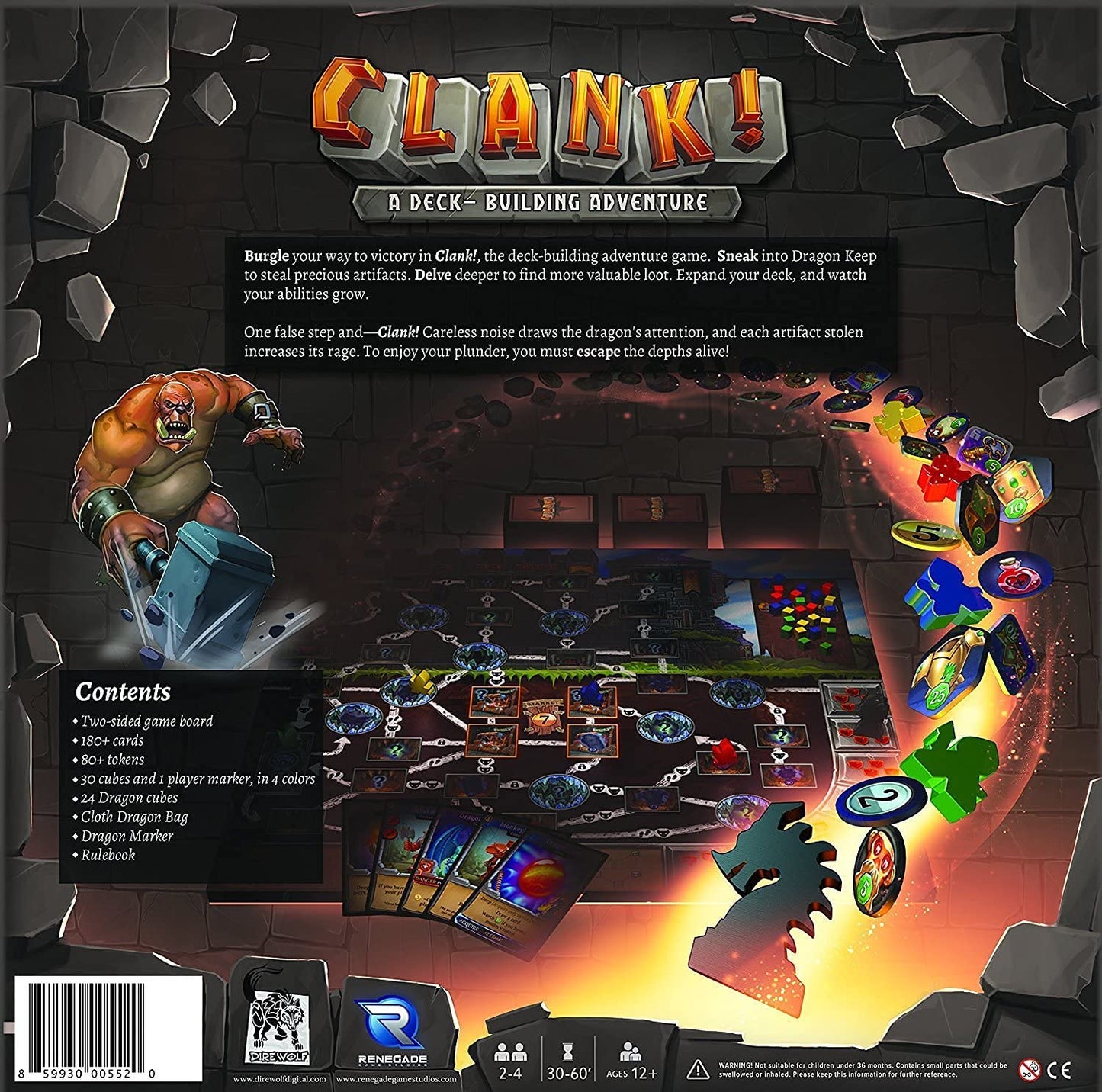 Renegade Game Studios Clank! A Deck Building Adventure! 156 Months to 1200 Months