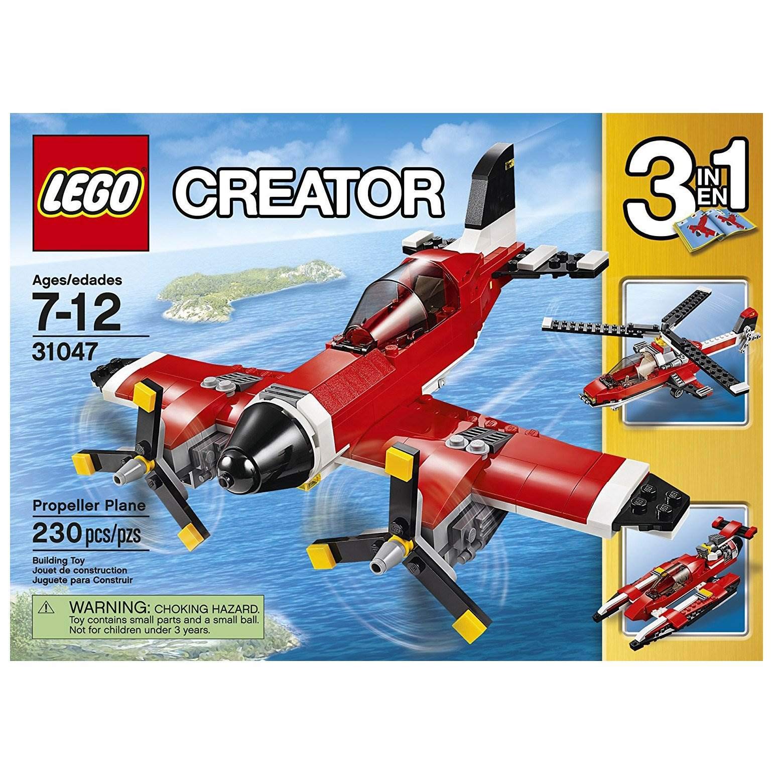 LEGO Creator Propeller Plane 31047 Building Toy, Vehicle Set