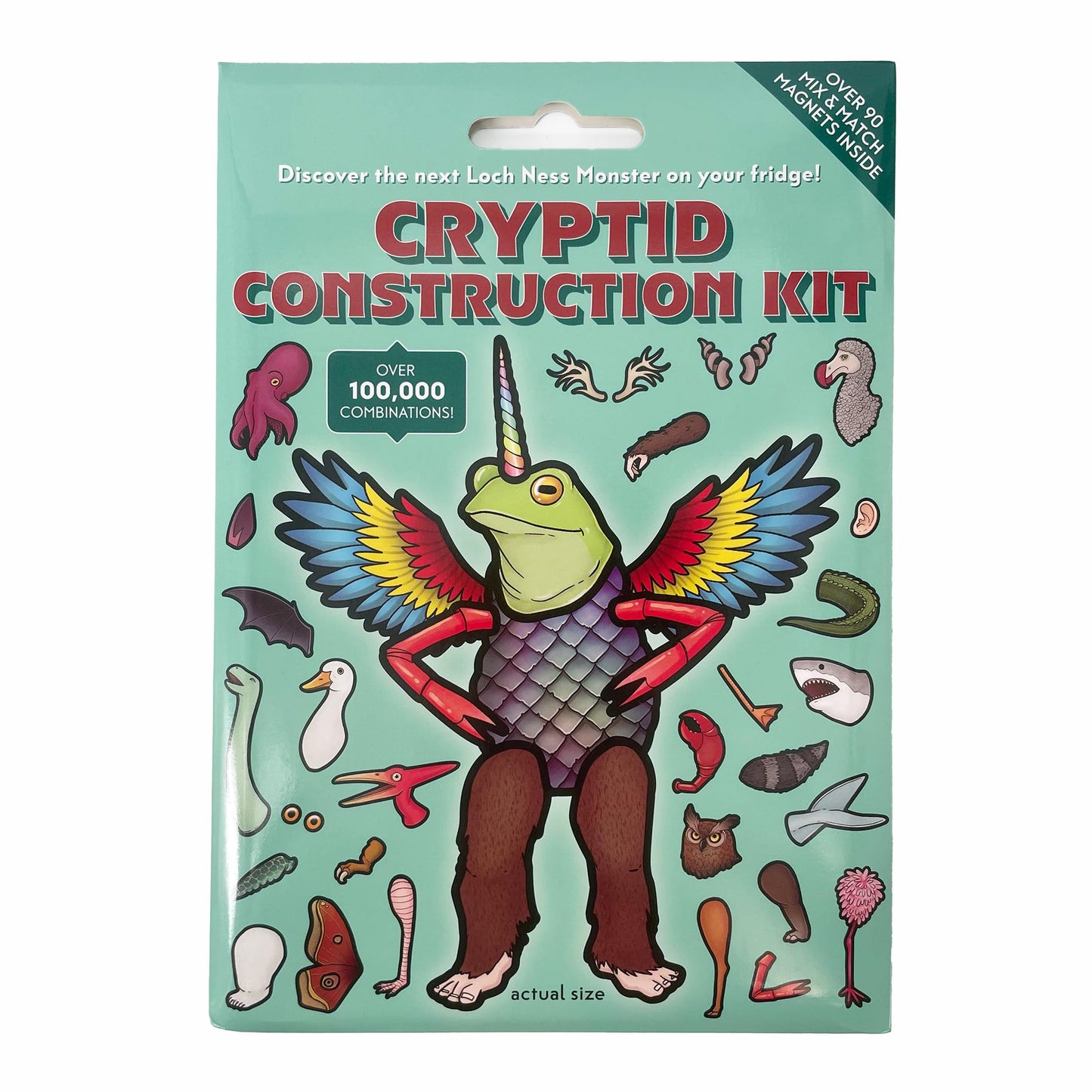 Cryptid Construction Kit - Funny Fridge Magnet Creature Creation Kit by Dissent Pins