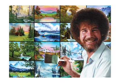 Toynk Bob Ross These Things Live Right in Your Brush Puzzle for Adults and Kids | Nature Painting 1000 Piece Jigsaw Puzzle Toy | Interactive Brain