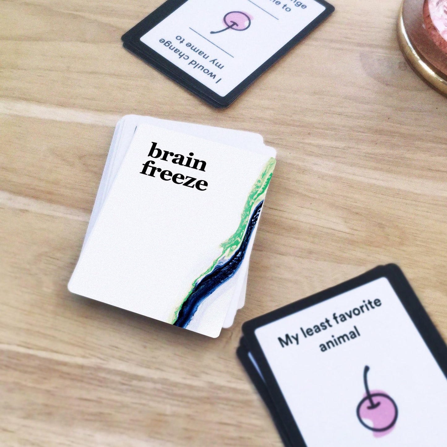Brain Freeze Party Game - The Hilarious Speak-Before-You-Think Family Card Game for White Elephant Parties, Stocking Stuffers and Board Games Night