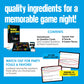 Loaded Questions Party Game, Hilarious "Who Said What?" Game for Family & Friends, Fun Icebreaker for Adults & Family Time