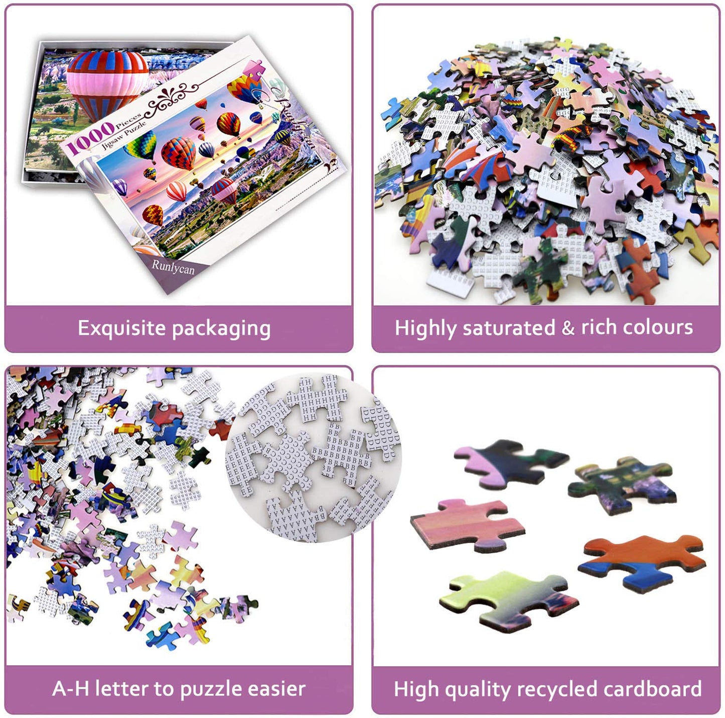 Puzzles for Adults 1000 Pieces - Hot Air Balloons