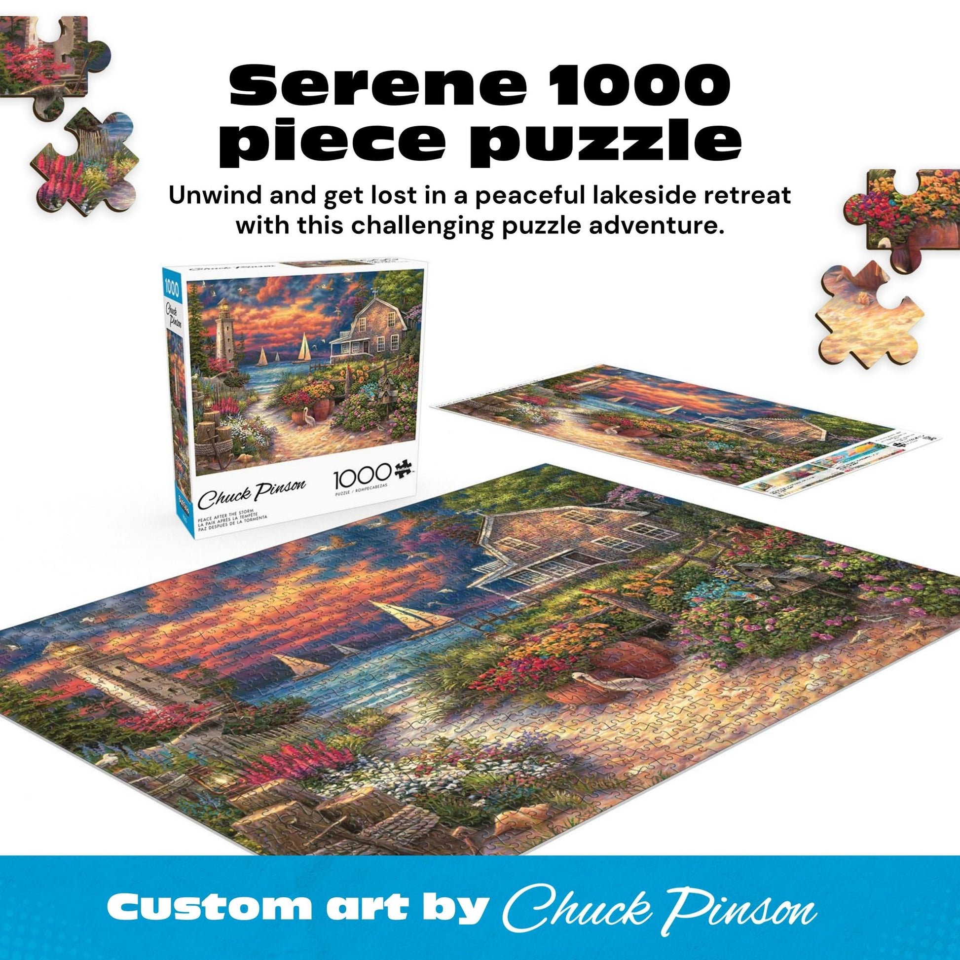 Buffalo Games - Peace After the Storm - 1000 Piece Jigsaw Puzzle for Adults