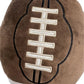 GiftExpress 2-Pack Football Plush Pillow, 12” Soft Stuffed Throw Cushion with Embroidered Laces, Brown/White Football?Shaped Décor for Game Day, Kids’