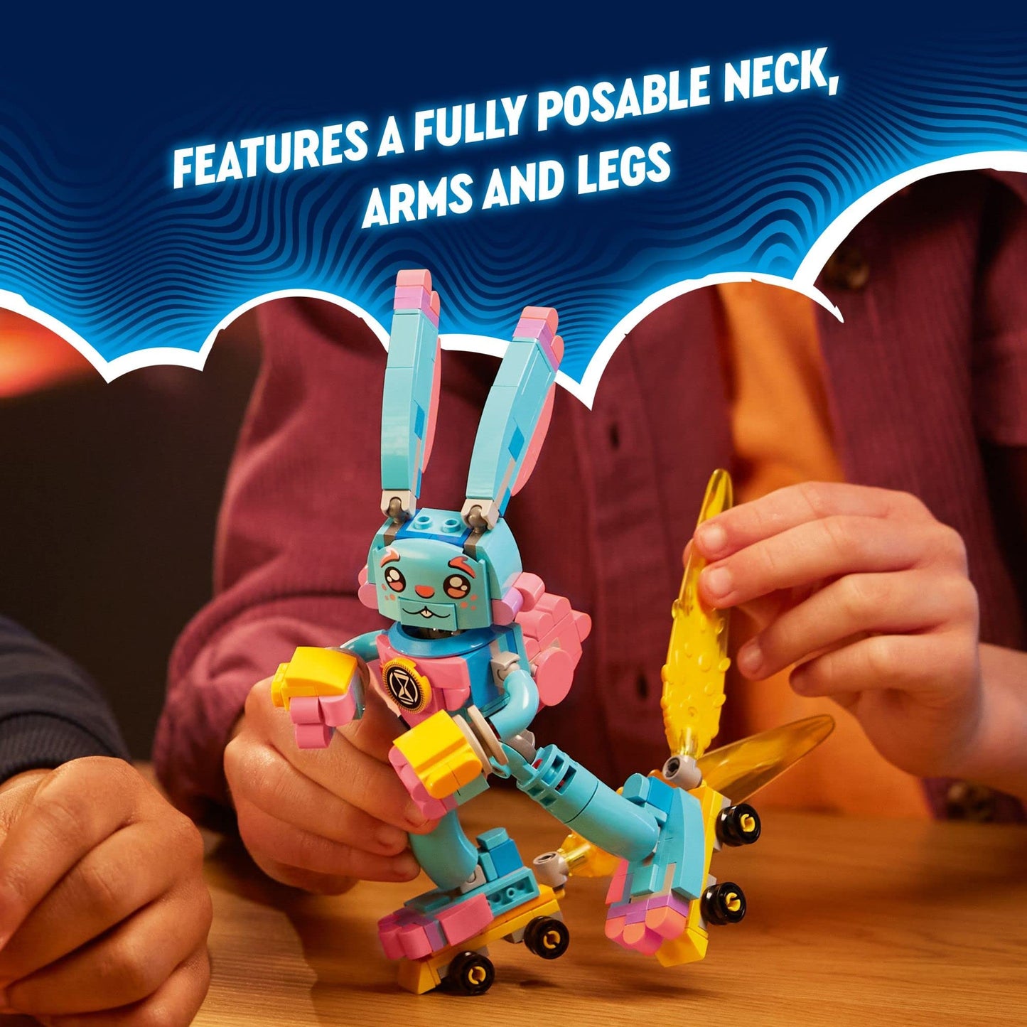 LEGO DREAMZzz Izzie and Bunchu The Bunny Building Toy Set, 2 Ways to Build Bunchu The Bunny, Includes Grimspawn and Izzie Minifigures, Gift for Kids