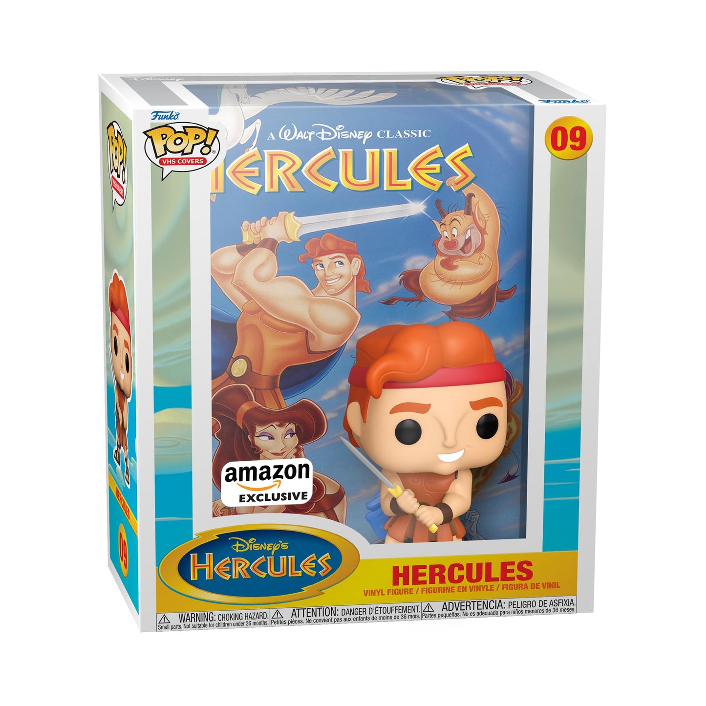 Funko Pop! VHS Cover: Disney - Hercules, Amazon Exclusive