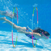 Forblader Pool Ring Toys, 2-Pack Water Sports Swim Rings for Kids, Underwater Swim Thru Ring for Pool, Ideal Pool Games Toy for Kids Aged 5, 6, 7, 8