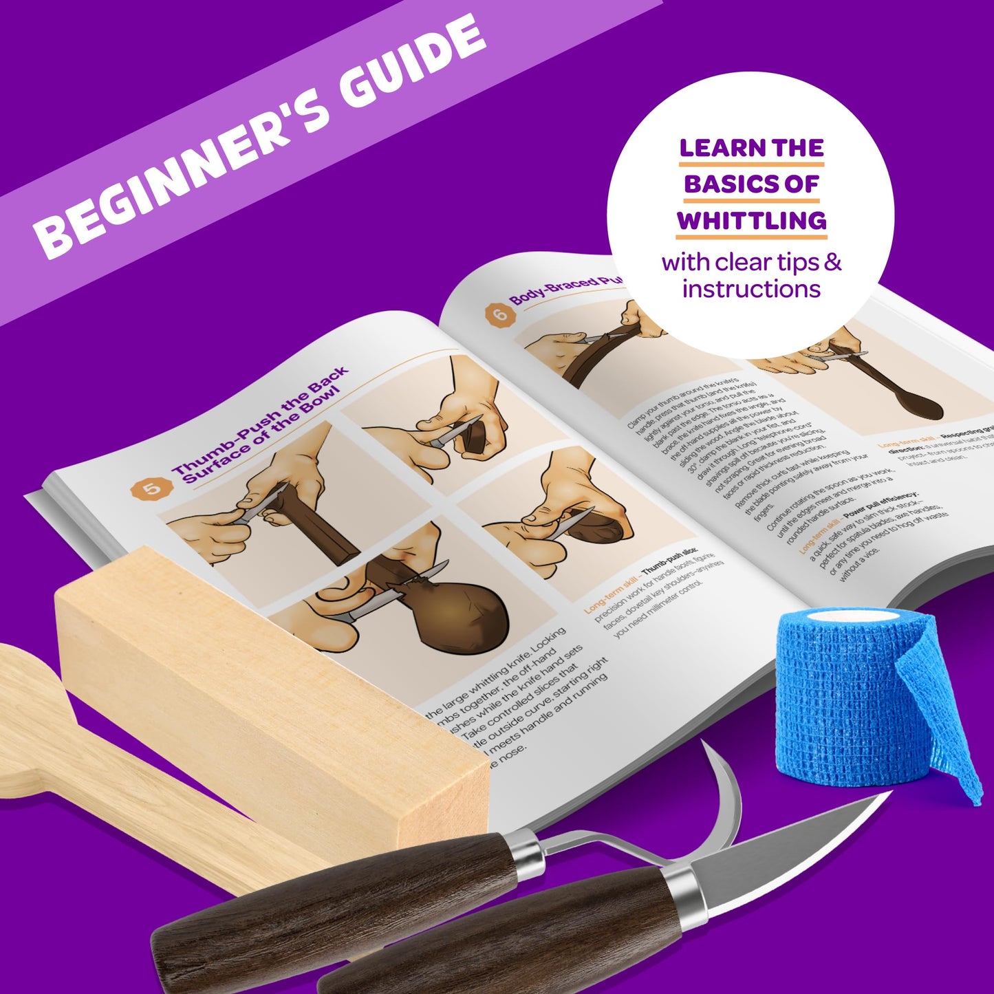 Wood Whittling Kit - Wood Carving Tools - Crafts for Adults - Easter Unique Gifts - Teen Boy Gifts - Birthday Gift Ideas for Women - Hobbies DIY Kits