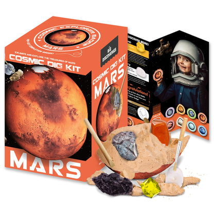 Cosmic Dig Kit by Big Discoveries - Explore the Planets of the Solar System with Gem & Fossil Excavation Kits for Kids | STEM Toy Science Dig Kits
