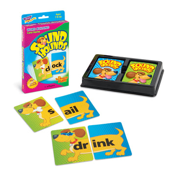Trend Enterprises: Sound Hounds Word Building Card Game, Match Word Beginnings with Endings to Spell Words and Score Points, Make Over 400 Words, 1