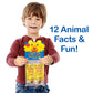 WikkiStix Animal Activity Pak - Features 12 Zoo Animals with Hands-on Activity and Fun Fact on Each, Made in The USA! Multiple Colors !