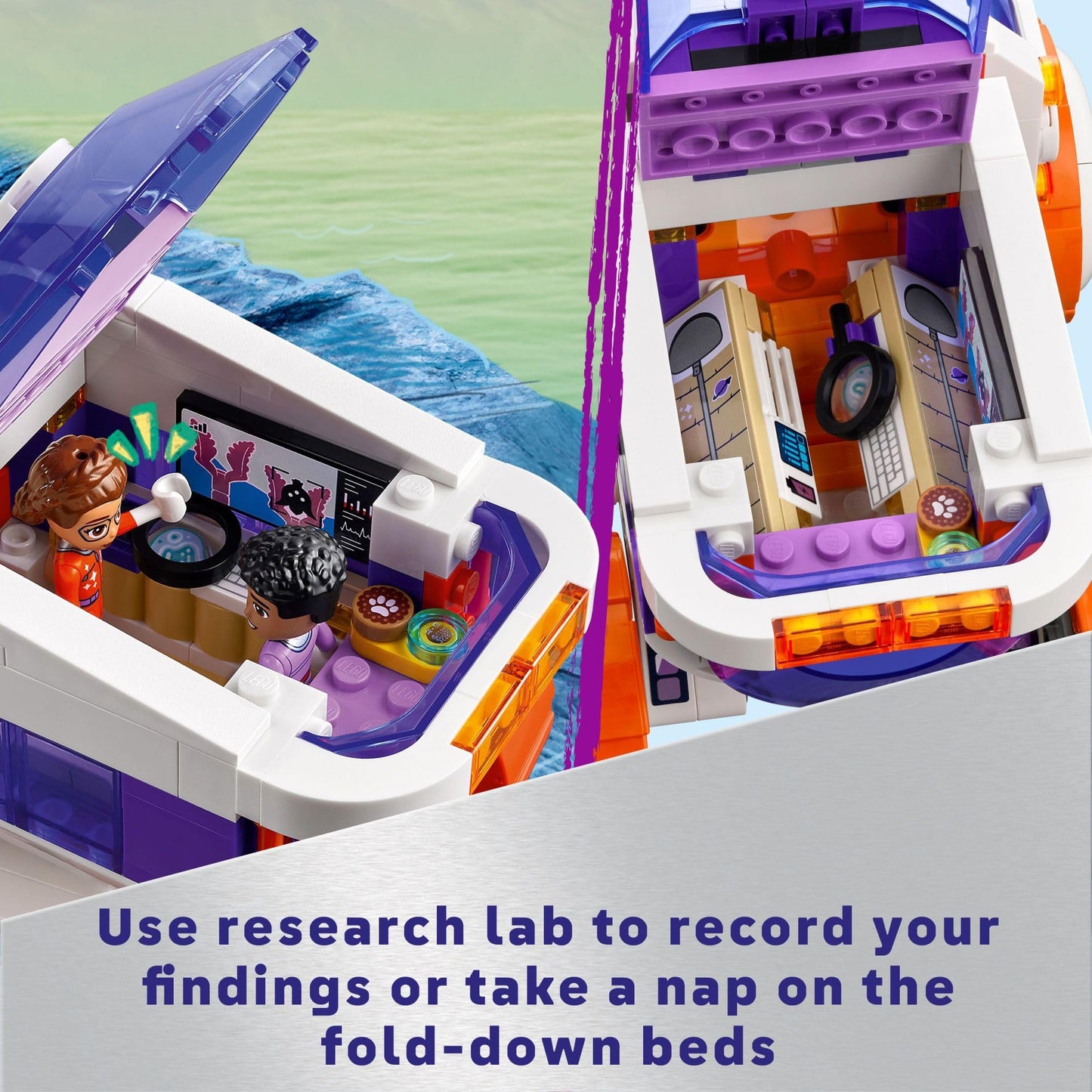LEGO Friends Space Research Rover Toy and Science Playset, Gift for 8 Year Old Girls and Boys, Building Toy for Space Lovers and Kids with 2
